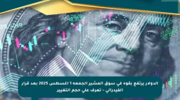 الدولار يرتفع بقوة في سوق المشير الجمعة 1 أغسطس 2025 بعد قرار الفيدرالي – تعرف على حجم التغيير